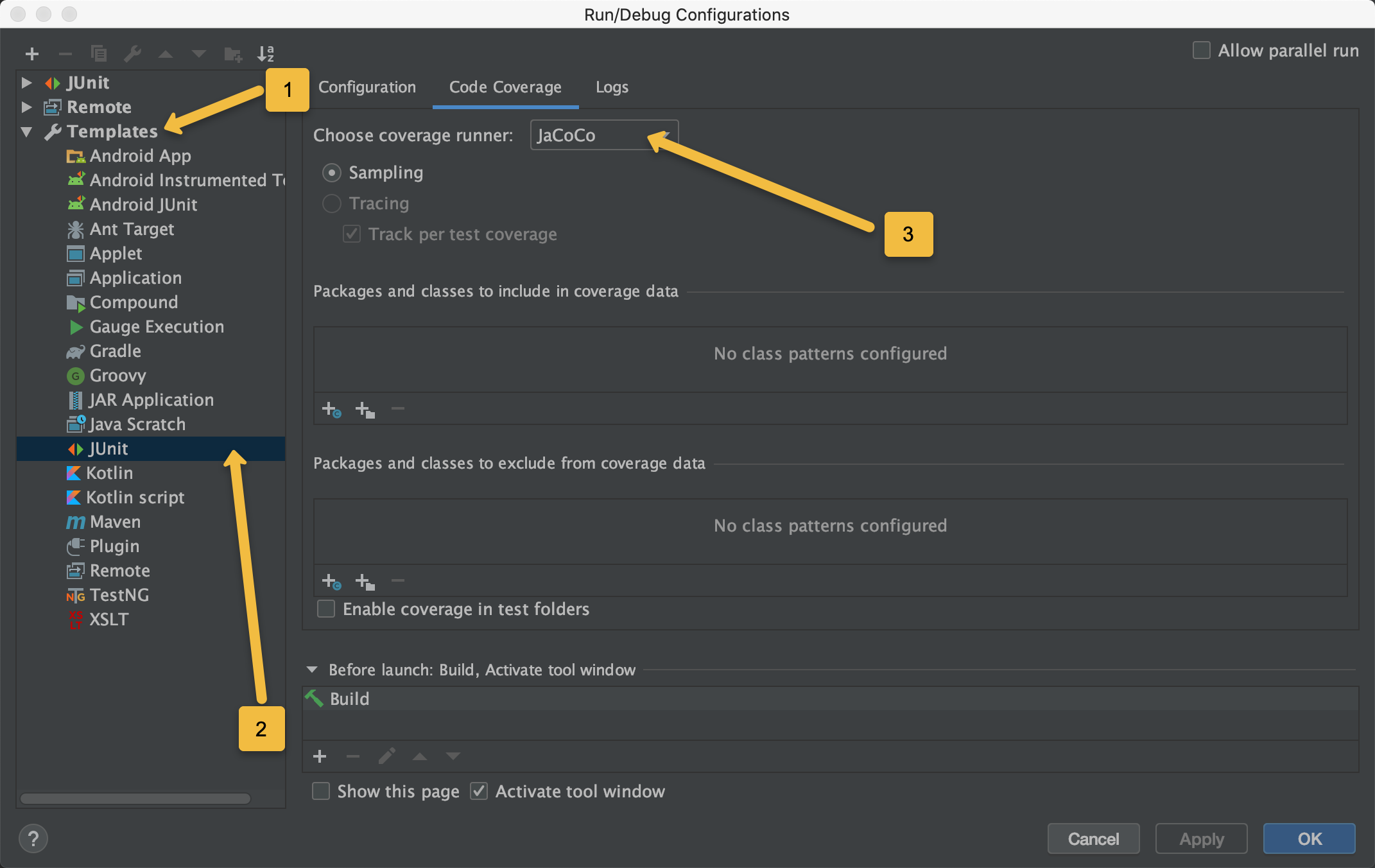 Code Coverage Runner Setup 2