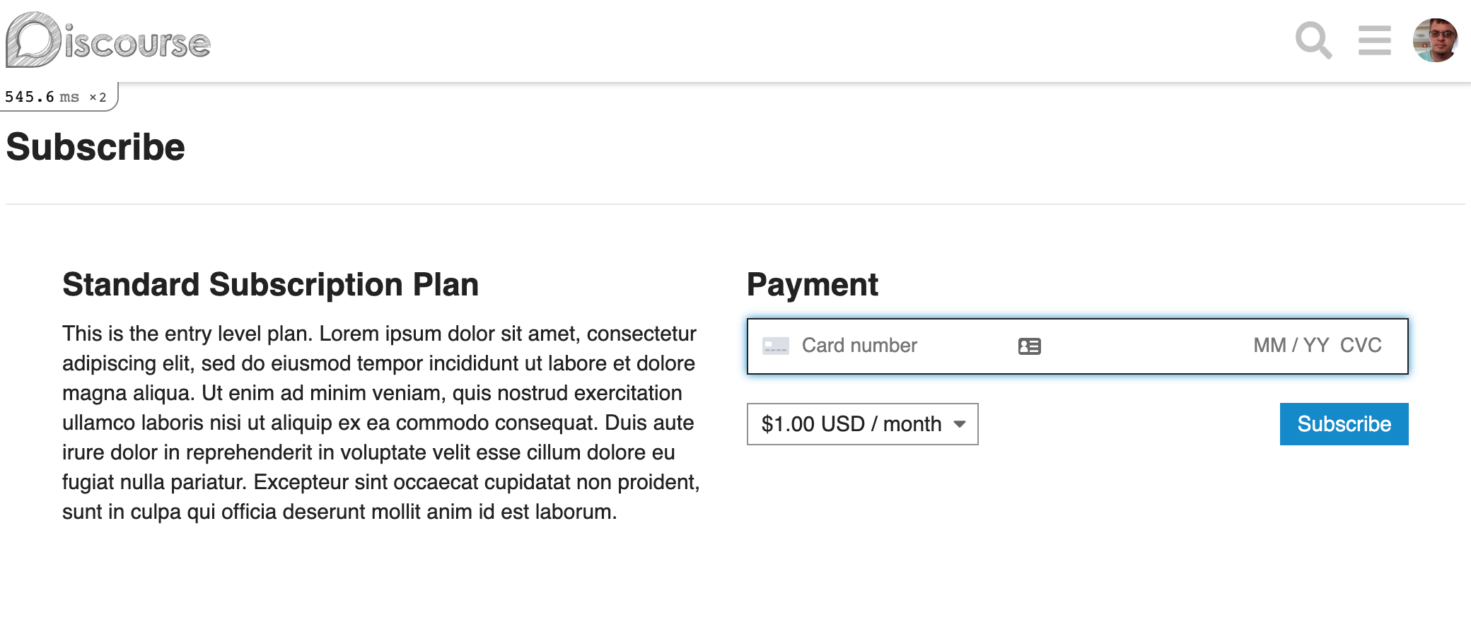 Admin Subscriptions