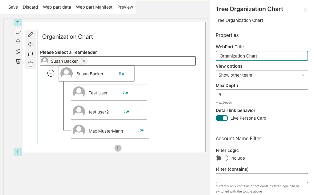 Organization Chart Web Part