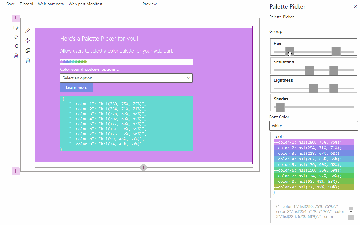 property pane view