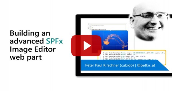 Building an advanced SPFx Image Editor web part