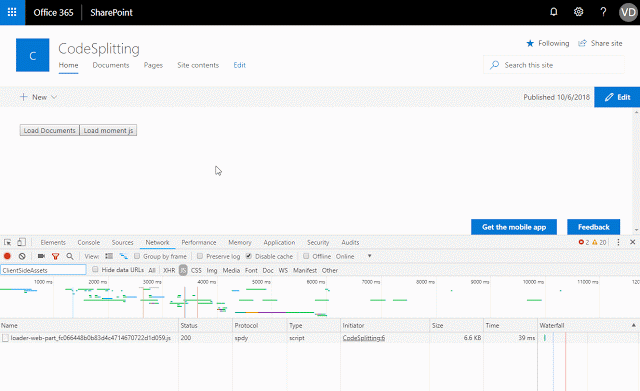 Dynamic Loading of React components