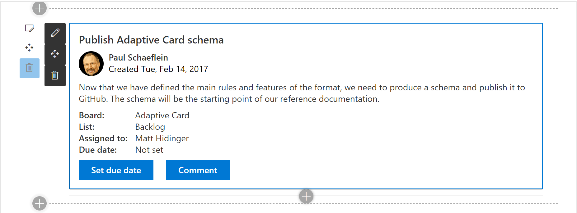 Adaptive Cards in SharePoint