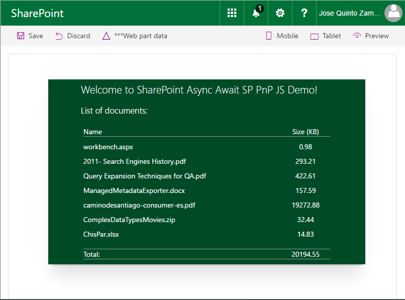 React-sp-pnp-js-async-await