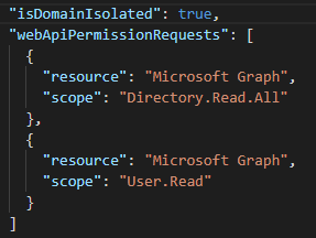 Graph API Scope
