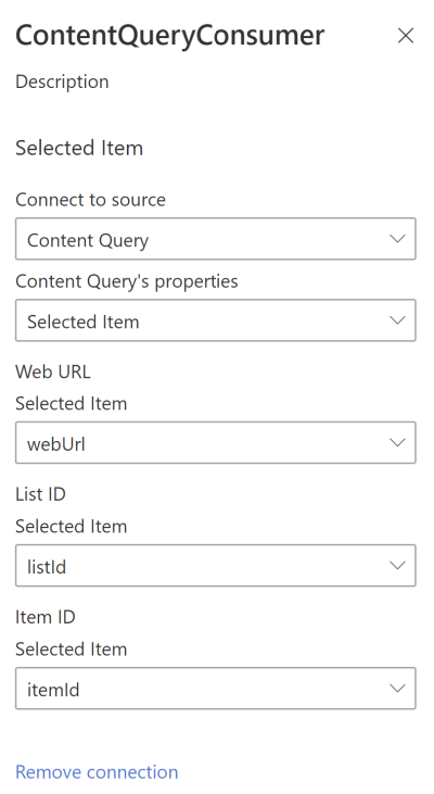 Dynamic Data connection