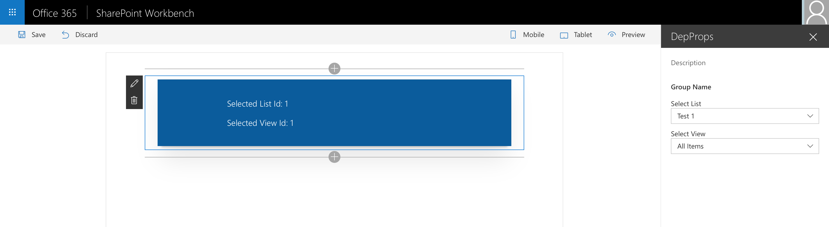 Sample Web Part implementing dependent properties in Property Pane