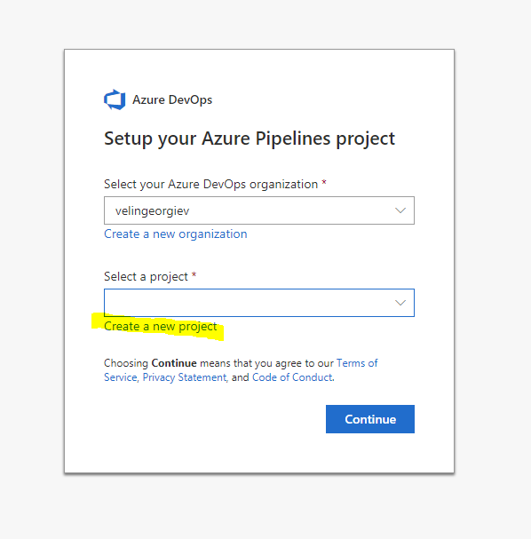 Config Azure Pipelines repo config