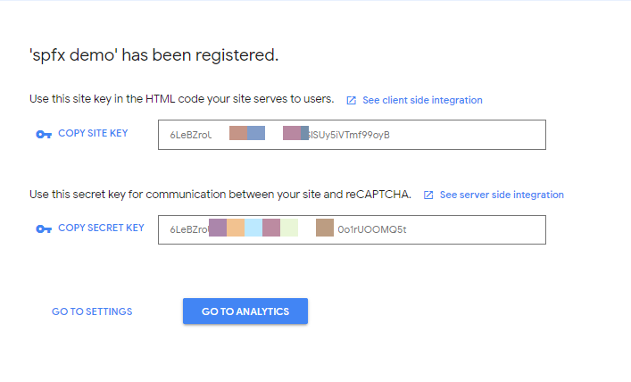 Google recaptcha registration