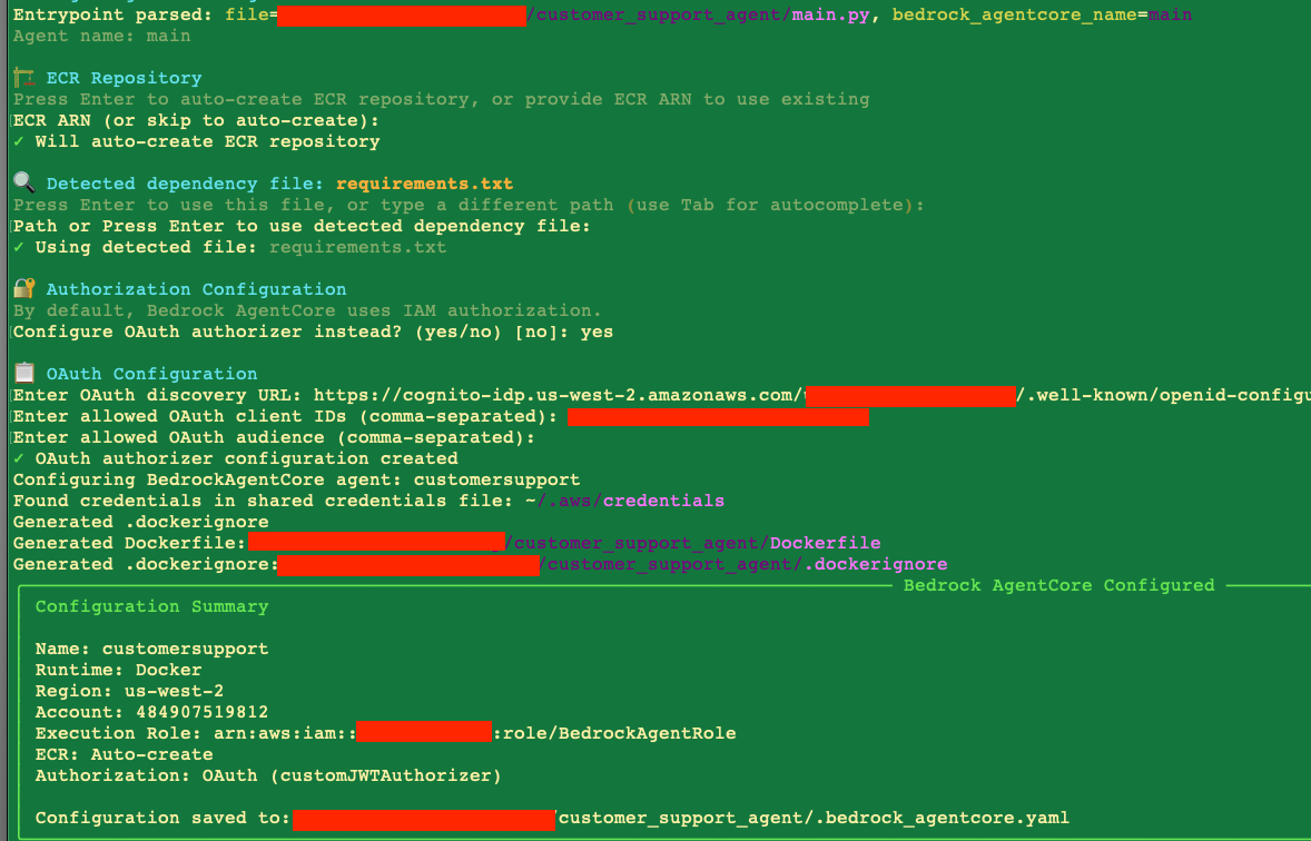 configure
